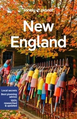 Lonely Planet New England Travel Guide Book  ( Latest Edition )   NEW • £12.99