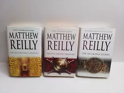 Matthew Reilly  - Bundle X 3   (1-5-6)  (HC/DJ) • $39.95