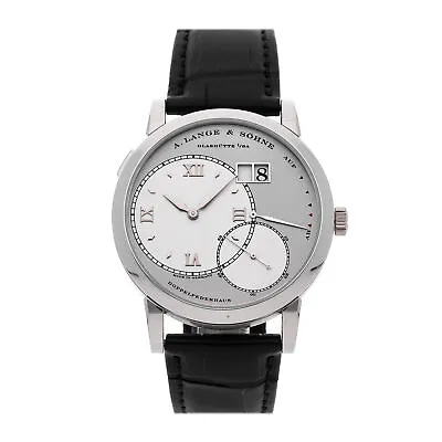 A. Lange & Sohne Grand Lange 1 Manual Platinum Mens Strap Watch Date 115.025 • $33950