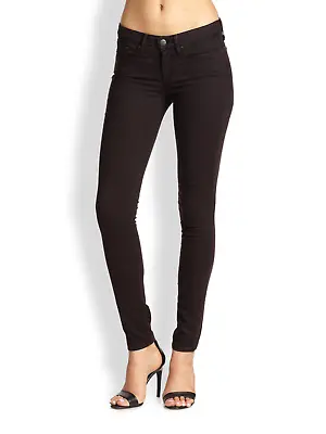 VINCE NEW $195 Dylan Skinny Stretch Denim Jean In Mulberry Size 26 • $18.75