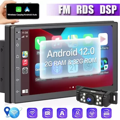 Car Stereo Radio CarPlay 7  Android 12 Head Unit For Nissan Navara D40 2007-2016 • $169.99