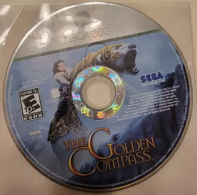 The Golden Compass (Xbox 360) DISC ONLY! NO TRACKING! READ DESCRIPTION! • $4.25