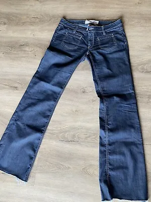 MET Jeans Denim Size 29  Stitch Detail Low Waist Denim Italy Made • $37