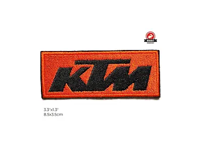 KTM Racing Motorcycle Embroidered Patch GT Motocross Biker Rider 3.3 X1.3  • $3.65