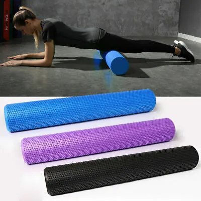 $27.99 • Buy New 45/60/90cm EVA Yoga Foam Roller Physio Yoga Pilate Exercise Home Massage AU