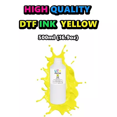 Yellow DTF Ink 500ml (16.9oz) For Epson Based Printers • $19.99