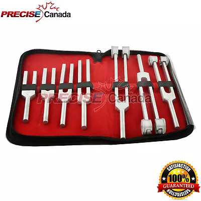 Set Of 7 Aluminium Medical Tuning Fork Healing Therapy Surgical Diagnostic Kit • $17.05