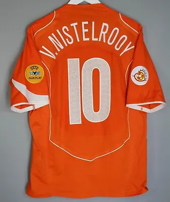 Netherland Holland 2004/2006 Home Player Issue Shirt Jersey V. Nistelrooy #10 • $269.99