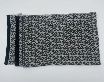 Michael Kors Light Gray And Dark Gray Rectangular Scarf MK Pattern Logo 59” Long • $9.99