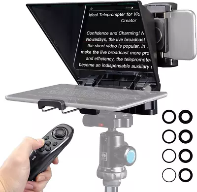 TP2A 8  Portable Teleprompter For Up To 8  Smartphone Tablet Prompter Support Ph • $115.99