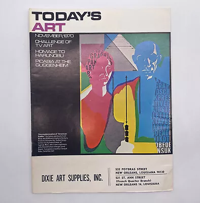 Vintage Todays Art Magazine November 1970 • $15