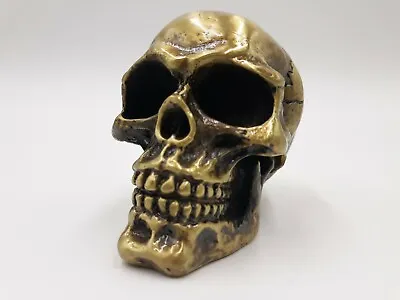 Skull Shifter Knob Brass Finish For Harley Hot Rod Custom Chopper Bobber • $52.70