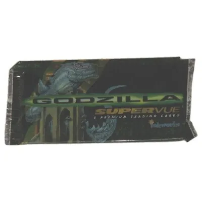 Sealed Pack Of 1998 Inkworks Godzilla Supervue Premium Movie Trading Cards • $2.49