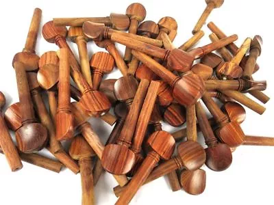 Violin Part  100pcs 4/4 Violin Fittings Rosewood Pegs Violin Pegs • $78.01