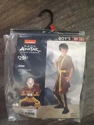 NEW Zuko Avatar The Last Airbender Halloween Costume Cosplay Boys Medium 8 • $17.50