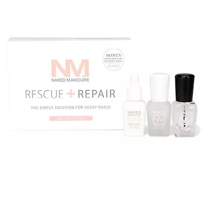 Zoya Rescue & Repair Petite Kit-Naked Manicure Nail Treatment (2x7.5ml 1x15ml) • £34.95