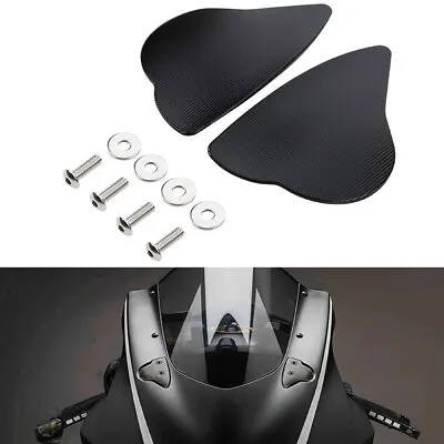Pair Wing Mirror Block Off Base Plates Cover For Yamaha YZF-R6 YZFR6 2017-2020 • $19.09