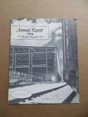 1956 Chicago And North Western Railway Co Annual Report Vintage Original CNW • $19.95