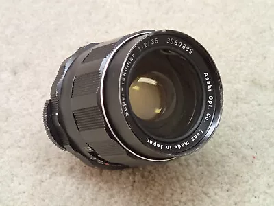 Pentax 35mm F2 Super Takumar Wide Lens M42 Screwmount Damaged Project • $84.96