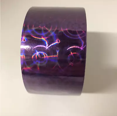 New Prism Holographic Duct Tape 1.89 Inch By 5 Yards Silver Red Purple Blue  • $7.99