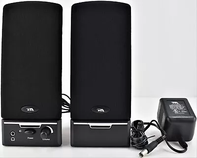 Cyber Acoustics CA-2014 Multimedia  Desktop Computer Speakers Full Stereo Sound • $12.75