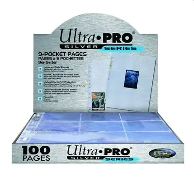 (10) Ultra Pro 9-Pocket Sports Trading Card Pages Album Sheets Baseball Gaming • $6.75