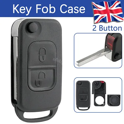 For 1998 1999 2000 2001 2002 2003 Mercedes A W168 Class SLK R170 Car Key Case 2B • £6.65