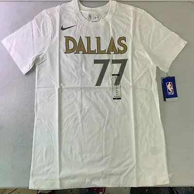 Nike Luka Doncic Dallas Mavericks City Edition T-Shirt Men S/M/L/XL/XXL 2020 NBA • $39.98