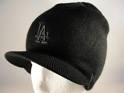 Los Angeles Dodgers MLB New Era Knit Brim Hat Black • $19.99