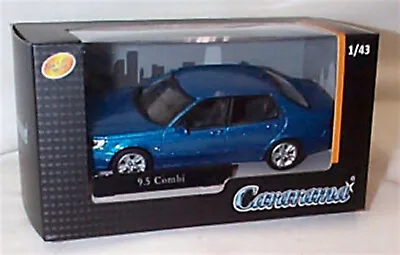 Saab 9.5 Combi In Metallic Blue Sedan 1998 1-43 Scale New In Box • $24.84