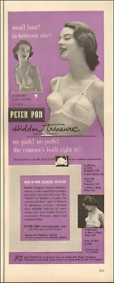 1951 Vintage Ad For PETER PAN Bras Retro Fashion Sexy Model  05/08/21 • $7.59