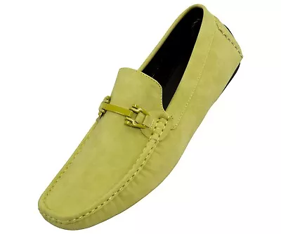 Amali Classic Driving Moccasin Designer Dress Shoes Casual Mens Slip On Loafers • $59.99