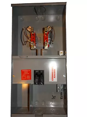 $787.50 • Buy Milbank U3499-XL-100 Meter With Main Breaker 100Amp Ringless Over/Under