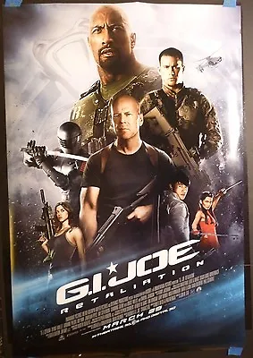 GI JOE: Retaliation (2013) Original 27x40 Movie Poster DS (Dwayne Johnson) • $19.99