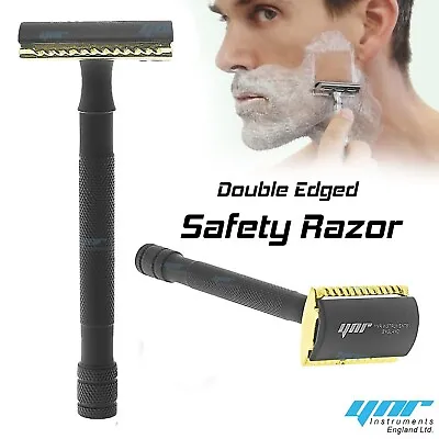 Classic Shaving Double Edge De Safety Razor Vintage Shaver For Men • £6.99