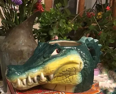 Vintage 1997 Rainforest Cafe Alligator Mug Lots Of Personality! • $25