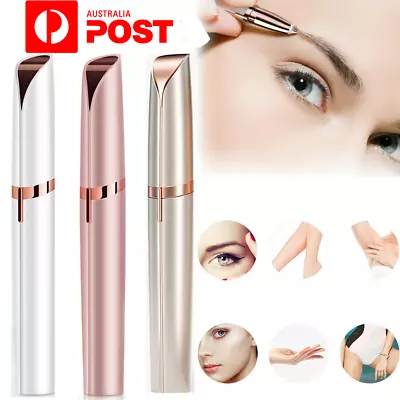 Flawless Brows Facial Hair Remover Electric Eyebrow Trimmer Epilacator Led Light • $10.18