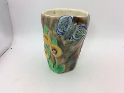 E Radford Pottery Vase Butterfly Ware • £9