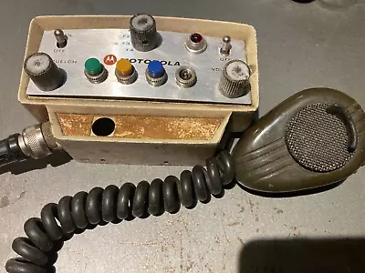 Vintage Unique Motorola Mocom 70/Motrac Control Head And Mic • $145.95