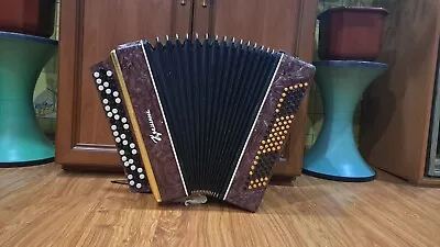 100 Basses / Accordion / Button Accordion / Vintage Bayan / Registers / USSR / • $280