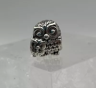 Pandora Bracelet Charms Charming Owls  Hallmarked ALE 925 • £15