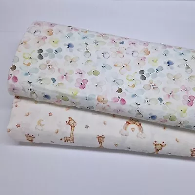 Double Gauze Fabric Cotton Boho Hydrofile Muslin Nursery For Dressmaking Craft • £6.90