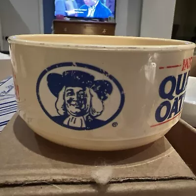 QUAKER INSTANT OATMEAL CEREAL BOWL Vintage 1988 • $4.99