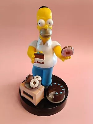 Vintage 1998 Homer Simpson Digital Talking Doughnut Collectible Alarm Clock • £12.43