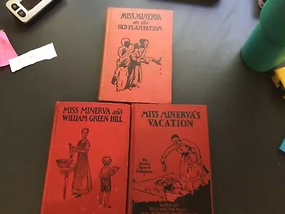 Vintage Miss Minerva Books Set Of 3 By Emma Sampson • $25