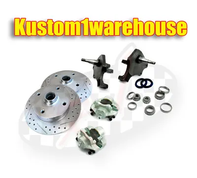 VW Front 2.5  Dropped Lower Spindle Disc Brake Conversion Kit 4 X130 Volkswagen  • $651