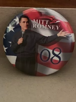 2008 Mitt Romney Presidential Candidate Button - 2 1/4  • $4