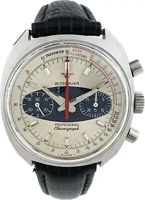 Vintage Wittnauer Professional Surfboard Men Chronograph Wristwatch Valjoux 7733 • $1350