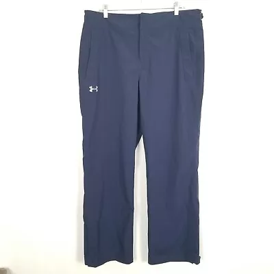 Under Armour Men's Large Storm Waterproof Pants Rain Over Golf Snow All Weather • $49.87
