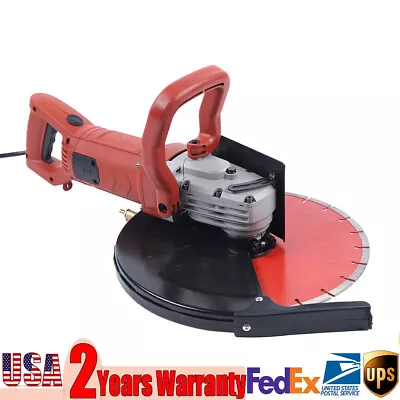 $204.01 • Buy 14 Electric Demo Saw Wet Dry Circular Masonry Concrete Cut Saw Cutter 3000W 110V